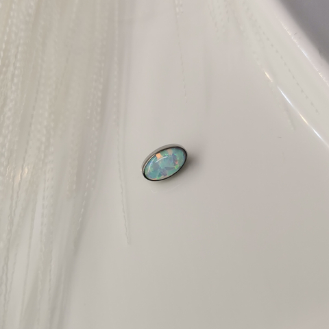 Cabuchon oval Opalo blanco - comprar en línea