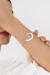 Pulseira Dourada com Pingente Martelado