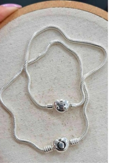 Pulseira Berloque com Fecho Coração - comprar online