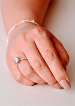 Anel Coração Zircônia em Prata 925 - comprar online