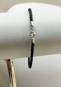 Pulseira em Couro Trançado - 17 cm e 20 cm - comprar online