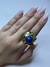 Anel azul 16