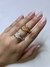 Anel fio duplo dourado 18 - comprar online