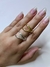 Anel fio duplo dourado 18