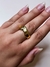 Anel dourado aro 21