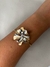 Bracelete Flores 2 banhos