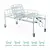 Cama Hospitalar DX2 2 Movimentos até 180 Kg Dellamed na internet
