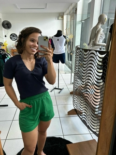 Shorts de moletinho - loja online