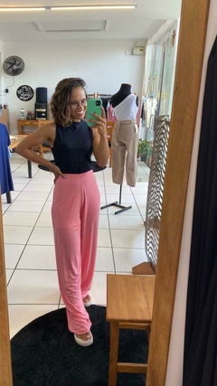 Calça pantalona - Viscolycra
