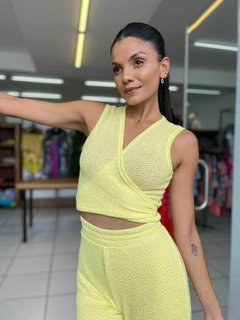 Conjunto malha tricot - miragee store
