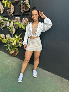 Shorts saia de linho - comprar online
