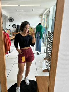 Shorts jeans mom Alcance - comprar online