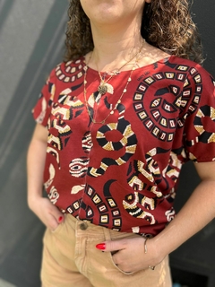 Blusa estampada