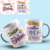 Caneca ceramica personalizada madrinha de batismo e consagracao