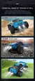 Carro de controle remoto RC com luz LED para crianças, modelo 2.4G, 2WD off-road - loja online