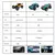 Carro de controle remoto RC com luz LED para crianças, modelo 2.4G, 2WD off-road - loja online