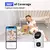 JOOAN-PTZ Câmera de Vigilância IP, WiFi, Lente Dupla, Tela Dupla, Segurança D - comprar online