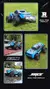 Carro de controle remoto RC com luz LED para crianças, modelo 2.4G, 2WD off-road - comprar online
