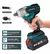 Chave de Impacto Elétrica Cordless, Brushless Broca Mão, Soquete Ferramenta El - My Insta Market