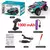 Carro de controle remoto RC com luz LED para crianças, modelo 2.4G, 2WD off-road