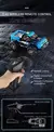 Carro de controle remoto RC com luz LED para crianças, modelo 2.4G, 2WD off-road - loja online