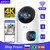 JOOAN-PTZ Câmera de Vigilância IP, WiFi, Lente Dupla, Tela Dupla, Segurança D