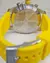 Breitling Prata/Azul/Pulseira de silicone amarela Linha Suíça - loja online