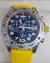 Breitling Prata/Azul/Pulseira de silicone amarela Linha Suíça - comprar online