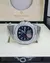 Patek Philippe Prata/Azul Linha Suíça