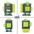Nível Laser 16 Linhas, 360 Auto-Nivelamento, Cruz Horizontal e Vertical, Linha Verde com Controle Remoto - comprar online