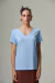 Blusa em Viscose com Decote Duplo Mia - comprar online