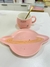 Taza cerámica universo con plato y cuchara - comprar online
