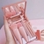 Kit 5 Pincéis Rose ou Rosa claro com Espelho - comprar online