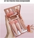 Kit 5 Pincéis Rose ou Rosa claro com Espelho na internet