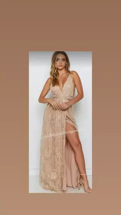 Vestido importado c/ tajo - comprar online