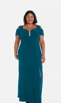 Vestido manga caida