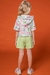 Conjunto Saia Short e blusinha de capuz kukie - comprar online