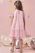 Vestido estampado com tule Kukie - comprar online