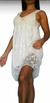 VESTIDO PUNTILLA Y ENCAJE - comprar online