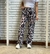 WIDE LEG WAFFLE PRINT - tienda online