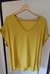 BLUSA LINO SPANDEX CUELLO EN V