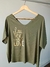 REMERA DE LINO CON FOILE GRECIA - comprar online