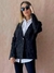 BLAZER GABARDINA CON SPANDEX ESTAMPADO - MPR MI PEQUEÑO RINCÓN