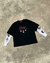 Remera doble manga "world"