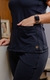 Scrub Feminino - Paola Preto - Zinia Coats