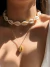 Collar caparazón de mar