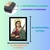 Quadro Decorativo Religioso 24x33 Santa Luzia Moldura Preta - Arsenal dos Quadros