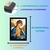 Imagem do Quadro Decorativo Religioso 24x33 São Rafael Moldura Preta