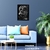 Quadro Decorativo Leão Mostrando dentes A4 - FR037 M Preta - Arsenal dos Quadros