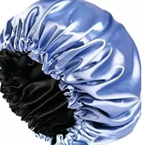 Touca de cetim dupla face